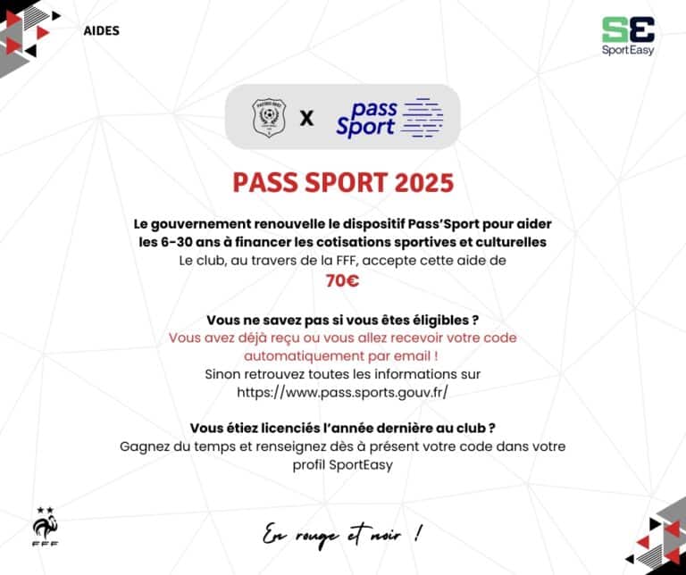Saison 2025-2026 Pass Sport